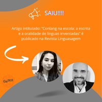 Artigo intitulado: "Conlang na escola: a escrita e a oralidade de línguas inventadas" é publicado na Revista Linguasagem