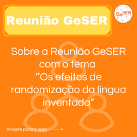 Sobre o encontro do GeSER