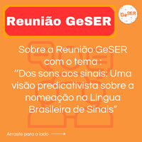 Sobre o encontro do GeSER